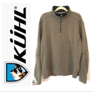 Kuhl Men's Brown Quarter-Zip Sweatshirt